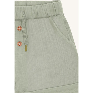 Musselin Shorts Haggi Iceberg Grün von Hust & Claire