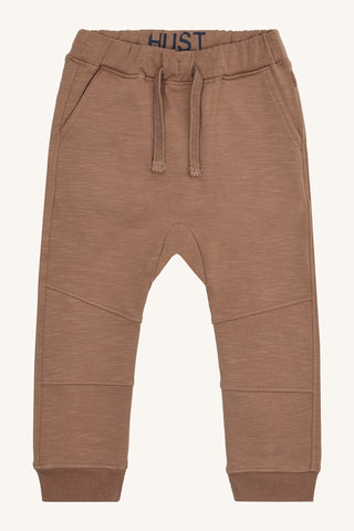 Lange Baumwollhose Georg Coca Mocha Braun für Kinder von Hust & Claire