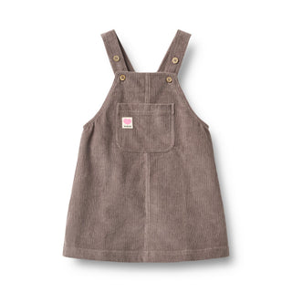 Cord Latzkleid Pinafore Caroline Plum Truffle von Wheat