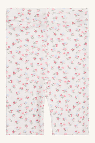 Modal Shorts Lilia Weiss mit Rosenmuster von Hust & Claire