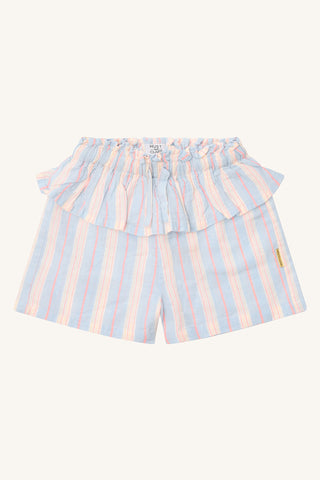 Leinenshorts Helena Blau-Pink gestreift von Hust & Claire