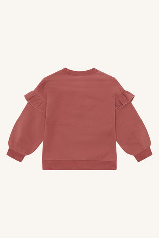 Pullover Sicilia Magic Dry Rose mit Feenprint von Hust & Claire