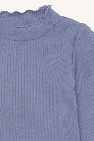 Modal-Baumwollshirt Amma Atmosphere Hellblau von Hust & Claire