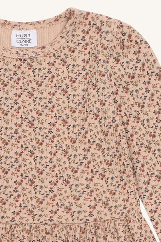 Modal-Baumwollkleid Donna Rosa mit Blumenprint von Hust & Claire