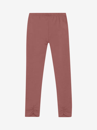 Baumwoll-Leggings Withered Rose von Minymo