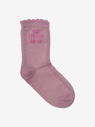 Baumwolle Socken 3er Pack Violett-Pink-Lila von Minymo