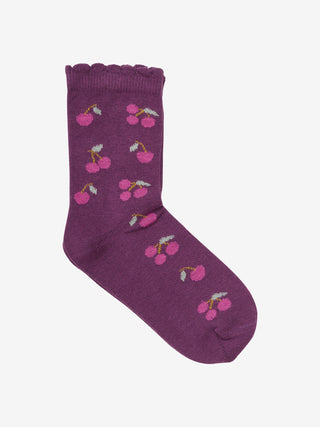 Baumwolle Socken 3er Pack Violett-Pink-Lila von Minymo