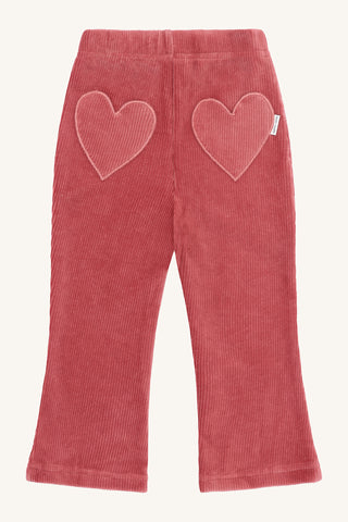 Leggings mit Schlag Thilde Dry Rose von Hust & Claire