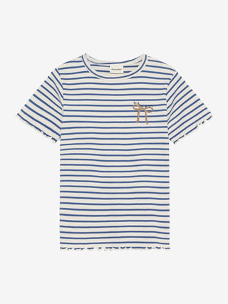 T-Shirt Dutch Blue gestreift von Minymo