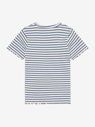 T-Shirt Dutch Blue gestreift von Minymo