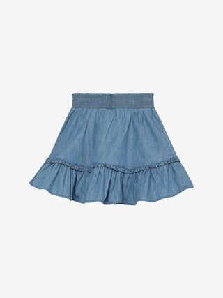 Jeans Jupe Faded Denim Hellblau von Minymo