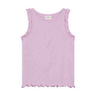 Modal Träger-Shirt mit Rüschen Violet Dusk Lila von Minymo