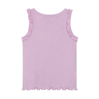 Modal Träger-Shirt mit Rüschen Violet Dusk Lila von Minymo