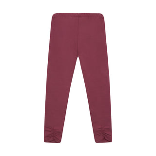Baumwoll-Leggings Crushed Berry von Minymo