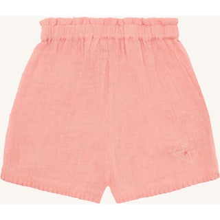 Musselin Shorts Helena Dobby Shell Rosa mit Stickereien von Hust & Claire