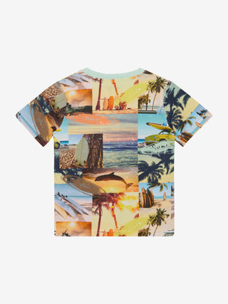 T-Shirt Bunt mit Strandprint von Minymo