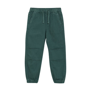 Lange Twill Hose Dark Forest Grün von Minymo