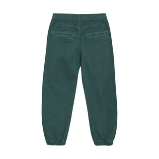 Lange Twill Hose Dark Forest Grün von Minymo