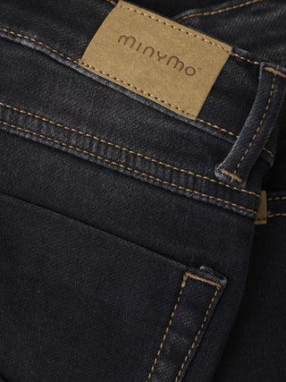 Jeanshose verwaschen Schwarz von Minymo