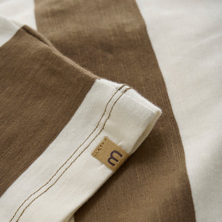 Langarm Shirt Chocolate Chip Braun-Weiss gestreift von Minymo