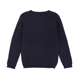 Strickpullover Parisian Night Blau von Minymo