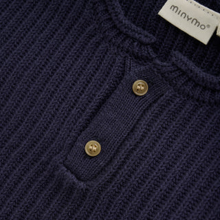 Strickpullover Parisian Night Blau von Minymo