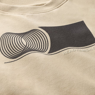 Sweater White Pepper Braun mit Frontprint von Minymo