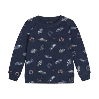 Children's dinosaur print pajama set from Minymo