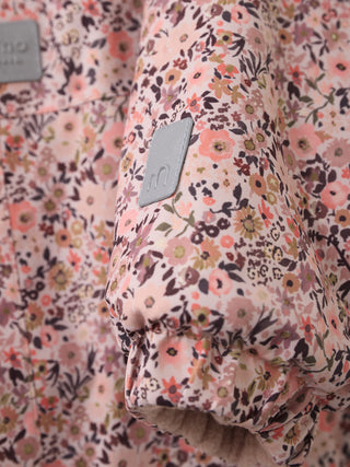 Schneeanzug Peach Whip mit Blumenmuster von Minymo