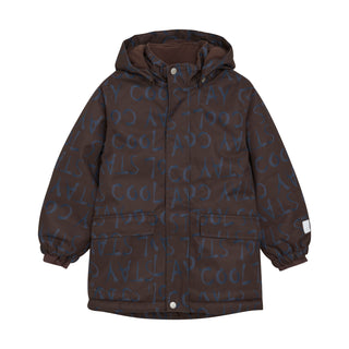 Winterjacke Ombre Blue mit Stay Cool Print von Minymo