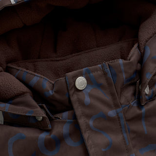 Winterjacke Ombre Blue mit Stay Cool Print von Minymo