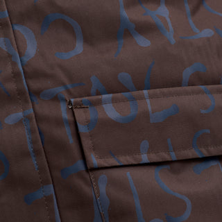 Winterjacke Ombre Blue mit Stay Cool Print von Minymo