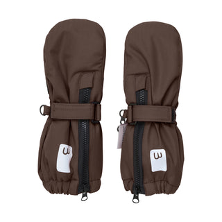 Schnee Fäustling-Handschuh Bracken Braun von Minymo
