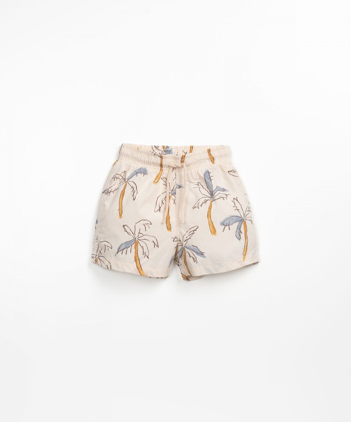 Badeshorts Beige mit Palmenprint für Kinder von Play Up