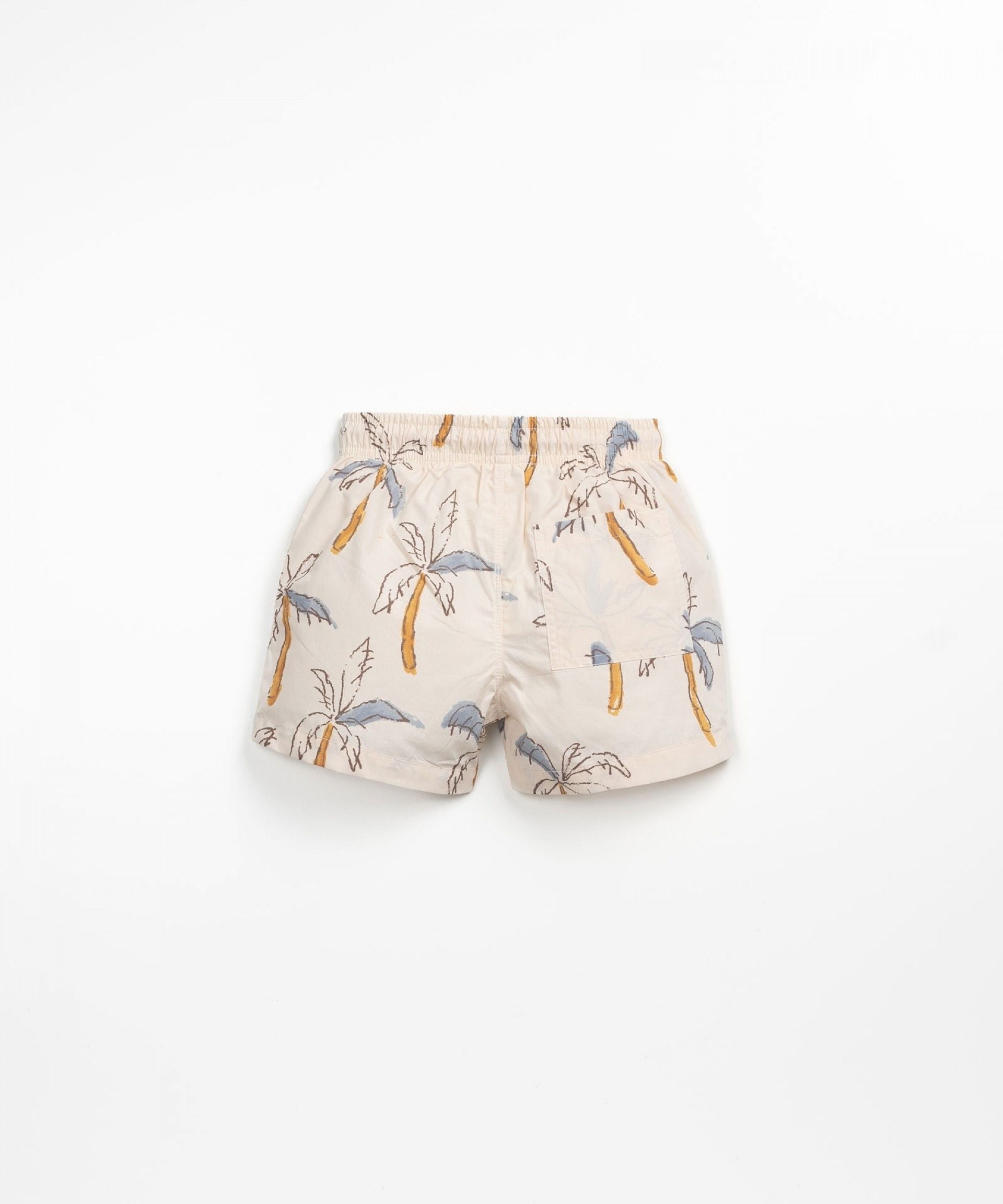 Badeshorts Beige mit Palmenprint für Kinder von Play Up