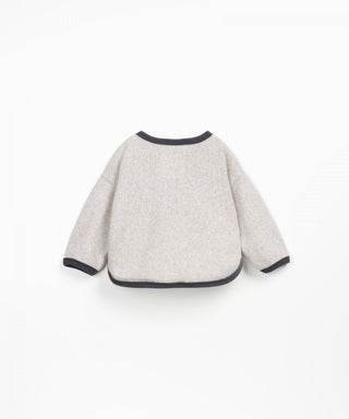 Pullover Beige mit schwarzen Rändern für Kleinkinder von Play Up