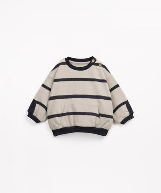 Pullover Beige mit schwarzen Streifen für Kleinkinder von Play Up