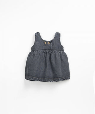 Jeans-Kleid für Kleinkinder Shadow Schwarz von Play Up