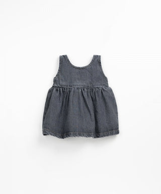 Jeans-Kleid für Kleinkinder Shadow Schwarz von Play Up