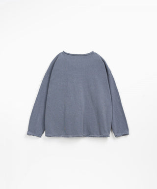 Langarmshirt Whale Blau-Grau für Kinder von Play Up