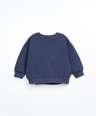Fleece Sweater Mirtilo Blau von Play Up