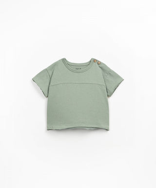 Baby T-Shirt Uni Salbei von Play Up