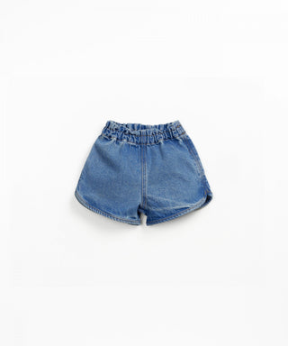 Baby Jeans Shorts Denim-Blau von Play Up