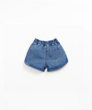 Baby Jeans Shorts Denim-Blau von Play Up