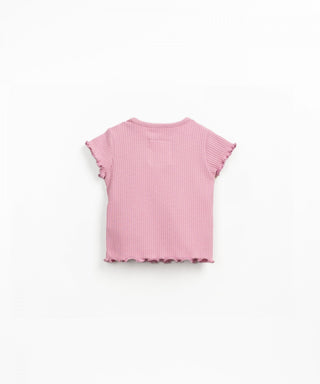 Baby T-Shirt Urze Rosa-Lila von Play Up