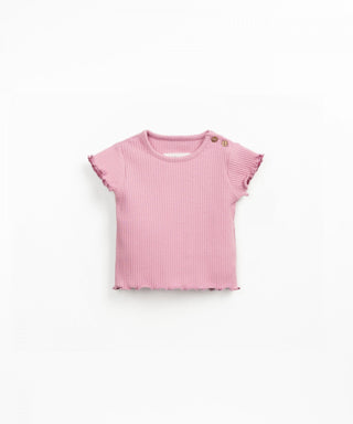 Baby T-Shirt Urze Rosa-Lila von Play Up