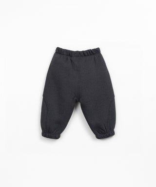 Fleece Hose für Kleinkinder Grafite Schwarz von Play Up