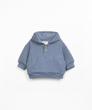 Jersey Kapuzenjacke für Kleinkinder Watercolor Hellblau von Play Up
