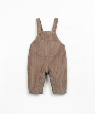 Cord Latzhose für Kleinkinder Ancestral Braun von Play Up