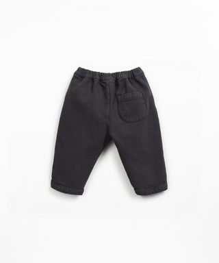 Twill Hose für Kleinkinder Grafite Schwarz von Play Up